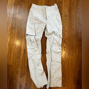Abercrombie cargo pants khaki 2 long